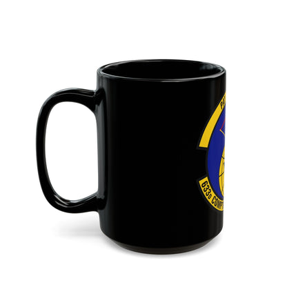 633d Comptroller Squadron (U.S. Air Force) Black Coffee Mug-The Sticker Space