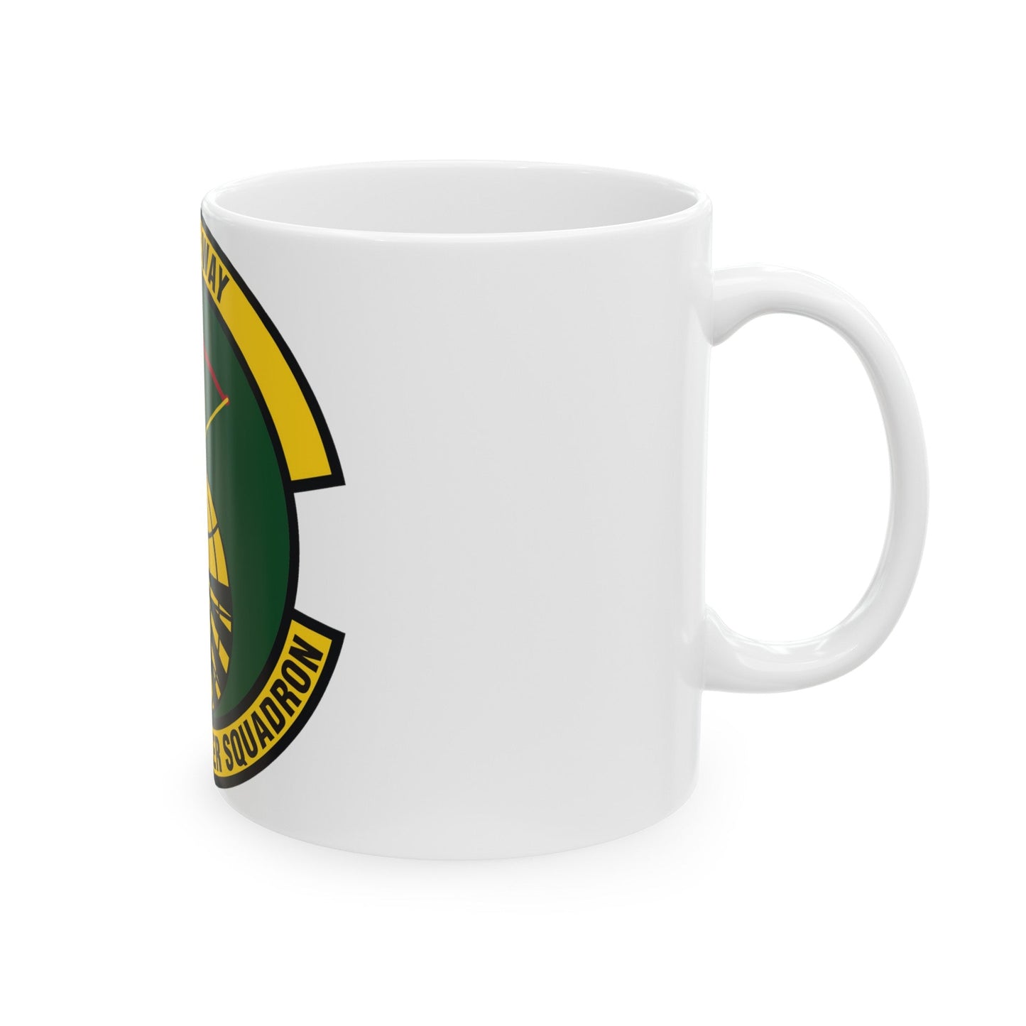 633d Comptroller Squadron (U.S. Air Force) White Coffee Mug-The Sticker Space