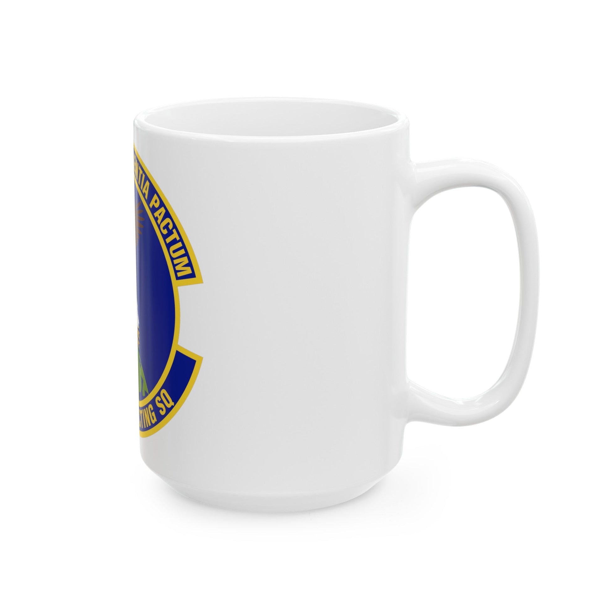 633d Contracting Squadron (U.S. Air Force) White Coffee Mug-The Sticker Space