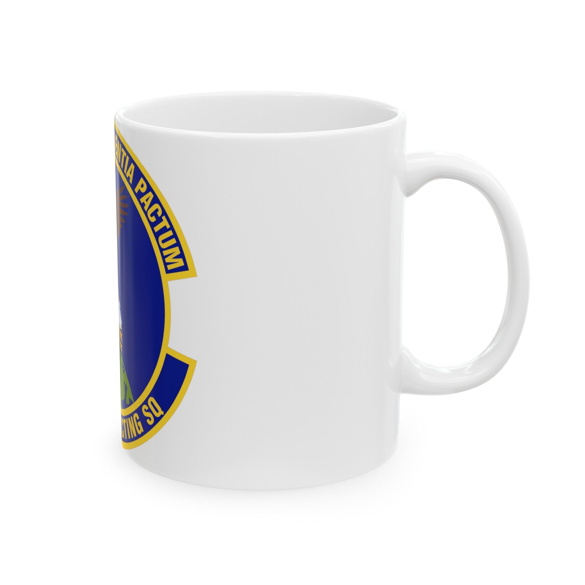 633d Contracting Squadron (U.S. Air Force) White Coffee Mug-The Sticker Space