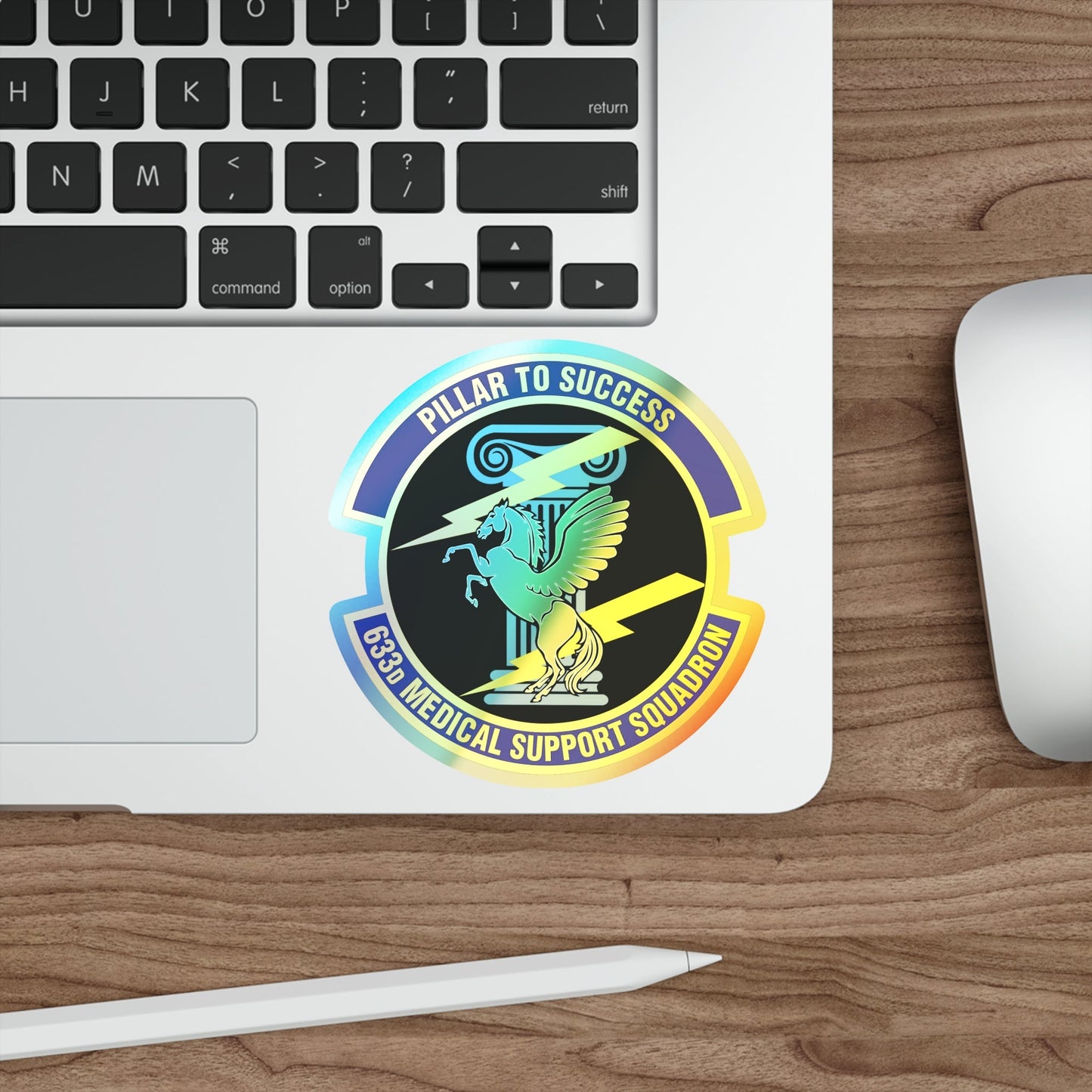 633d Medical Support Squadron (U.S. Air Force) Holographic STICKER Die-Cut Vinyl Decal-The Sticker Space