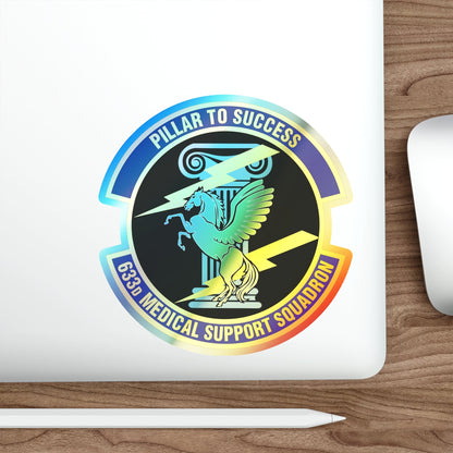 633d Medical Support Squadron (U.S. Air Force) Holographic STICKER Die-Cut Vinyl Decal-The Sticker Space