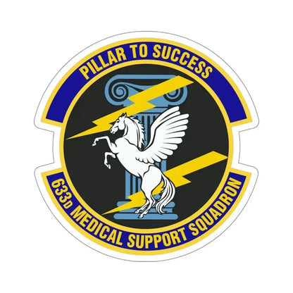 633d Medical Support Squadron (U.S. Air Force) STICKER Vinyl Die-Cut Decal 6 Inch - The Sticker Space
