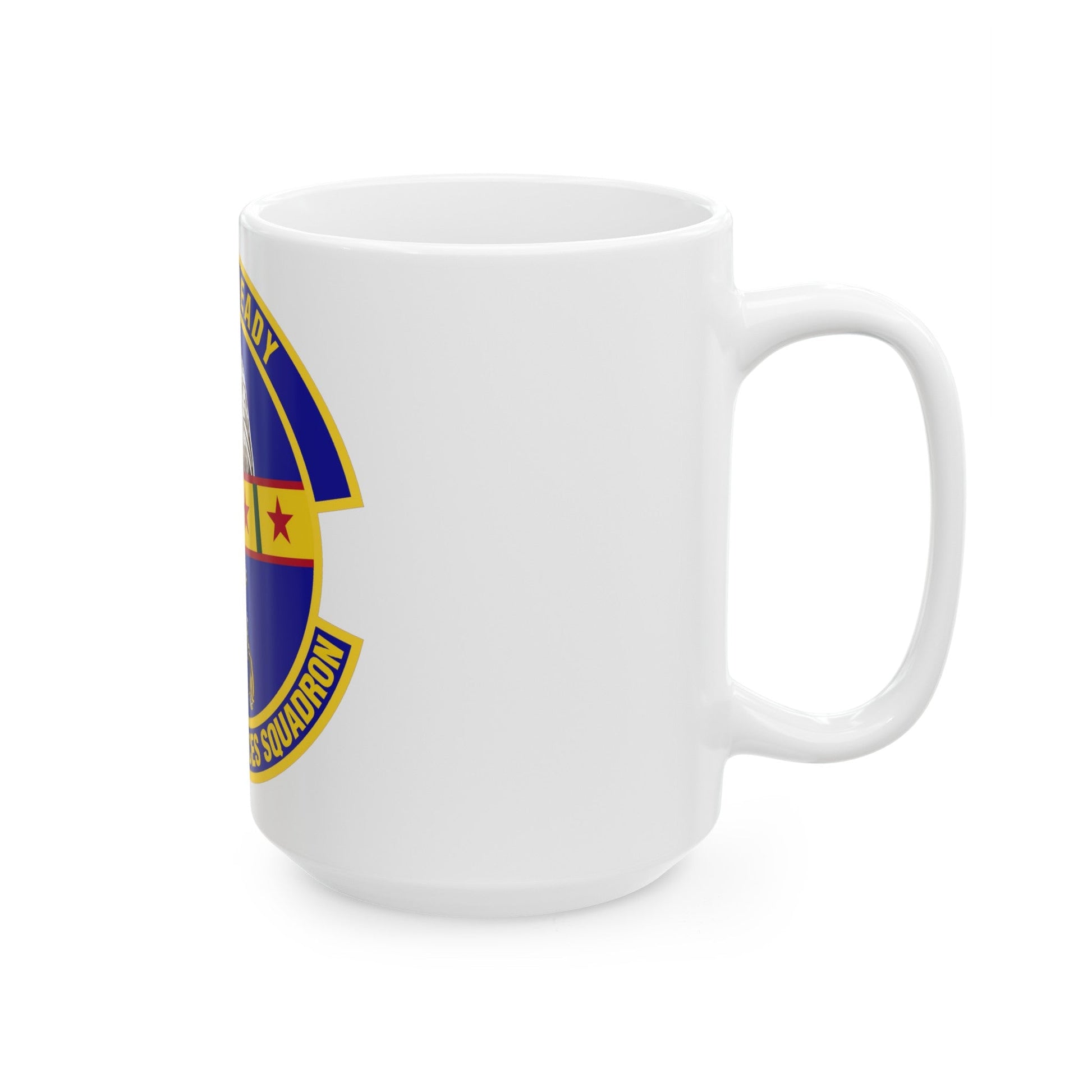 633d Security Forces Squadron (U.S. Air Force) White Coffee Mug-The Sticker Space