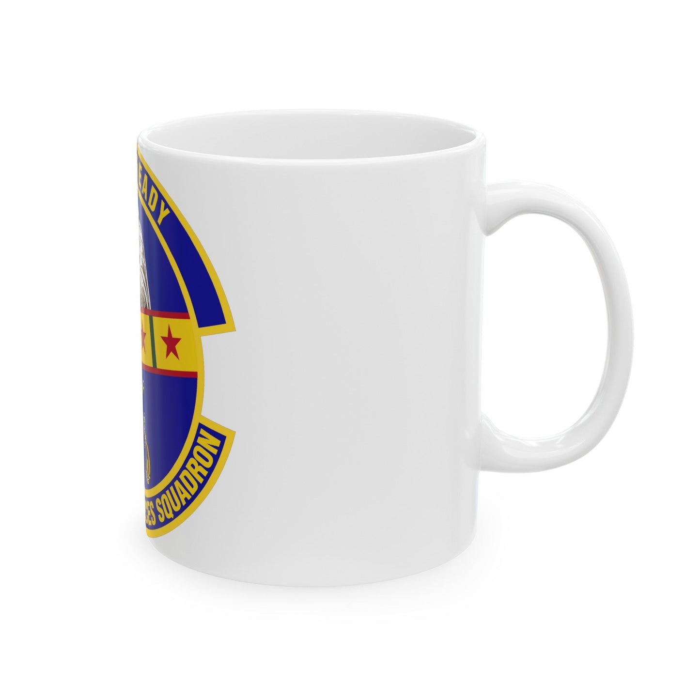 633d Security Forces Squadron (U.S. Air Force) White Coffee Mug-The Sticker Space