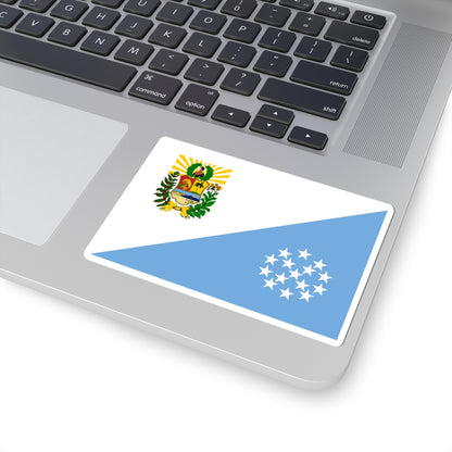 Flag of Sucre State (Venezuela) STICKER Vinyl Kiss-Cut Decal