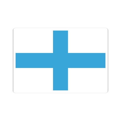 Flag of Marseille (France) STICKER Vinyl Kiss-Cut Decal