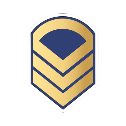 04. KAF SFC (Kuwait) (Military Rank) STICKER Vinyl Kiss-Cut Decal