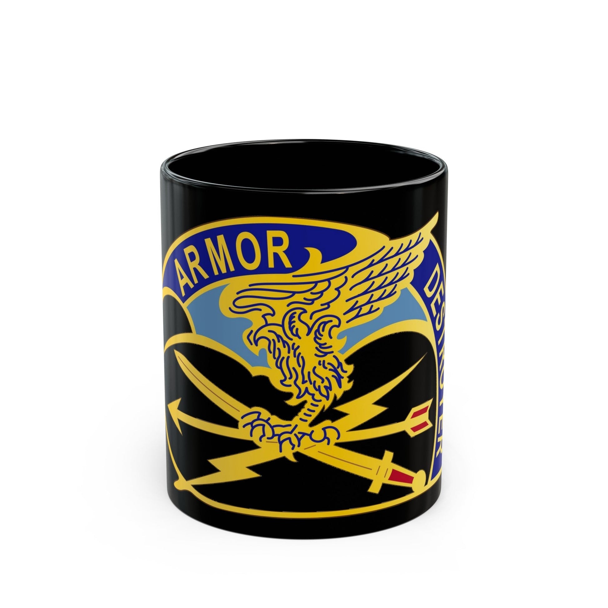 635 Aviation Group (U.S. Army) Black Coffee Mug-11oz-The Sticker Space