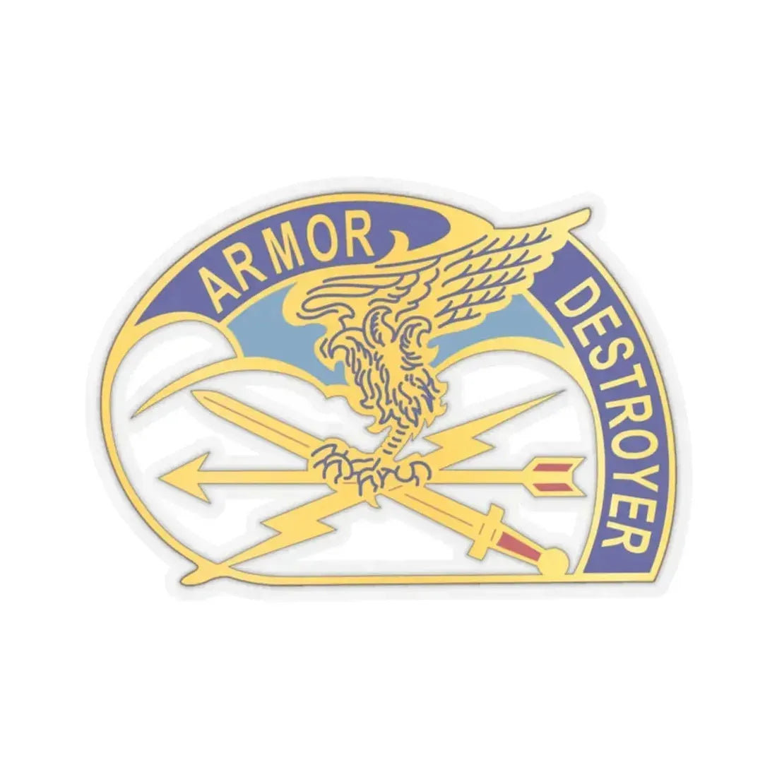 635 Aviation Group (U.S. Army) STICKER Vinyl Kiss-Cut Decal 2 Inch Transparent - The Sticker Space