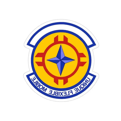 635 Materiel Maintenance Sq AFMC (U.S. Air Force) REVERSE PRINT Transparent Die-Cut STICKER 6 Inch Die-Cut Transparent - The Sticker Space