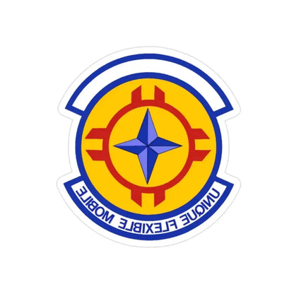 635 Materiel Maintenance Sq AFMC (U.S. Air Force) REVERSE PRINT Transparent Die-Cut STICKER - The Sticker Space