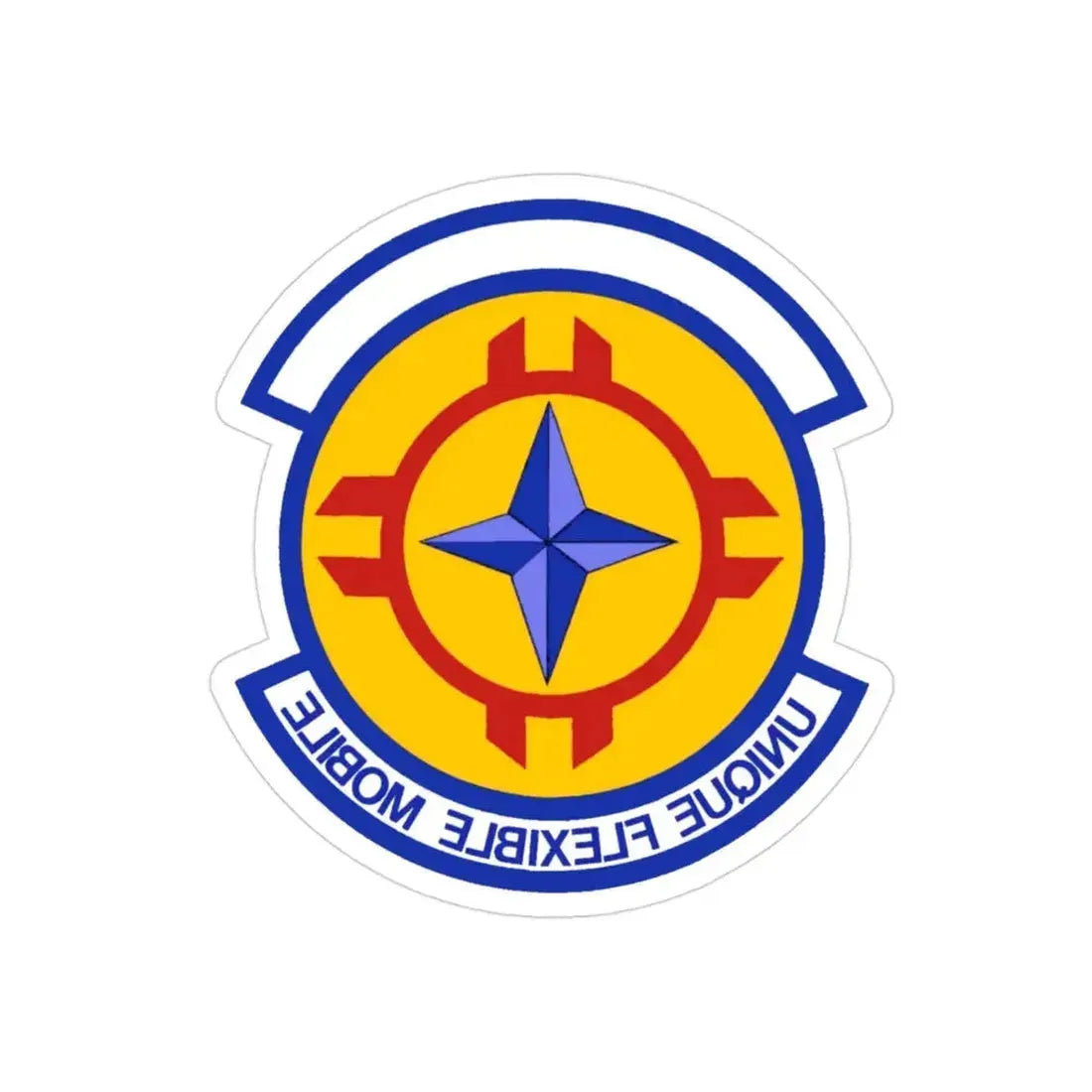 635 Materiel Maintenance Sq AFMC (U.S. Air Force) REVERSE PRINT Transparent Die-Cut STICKER - The Sticker Space