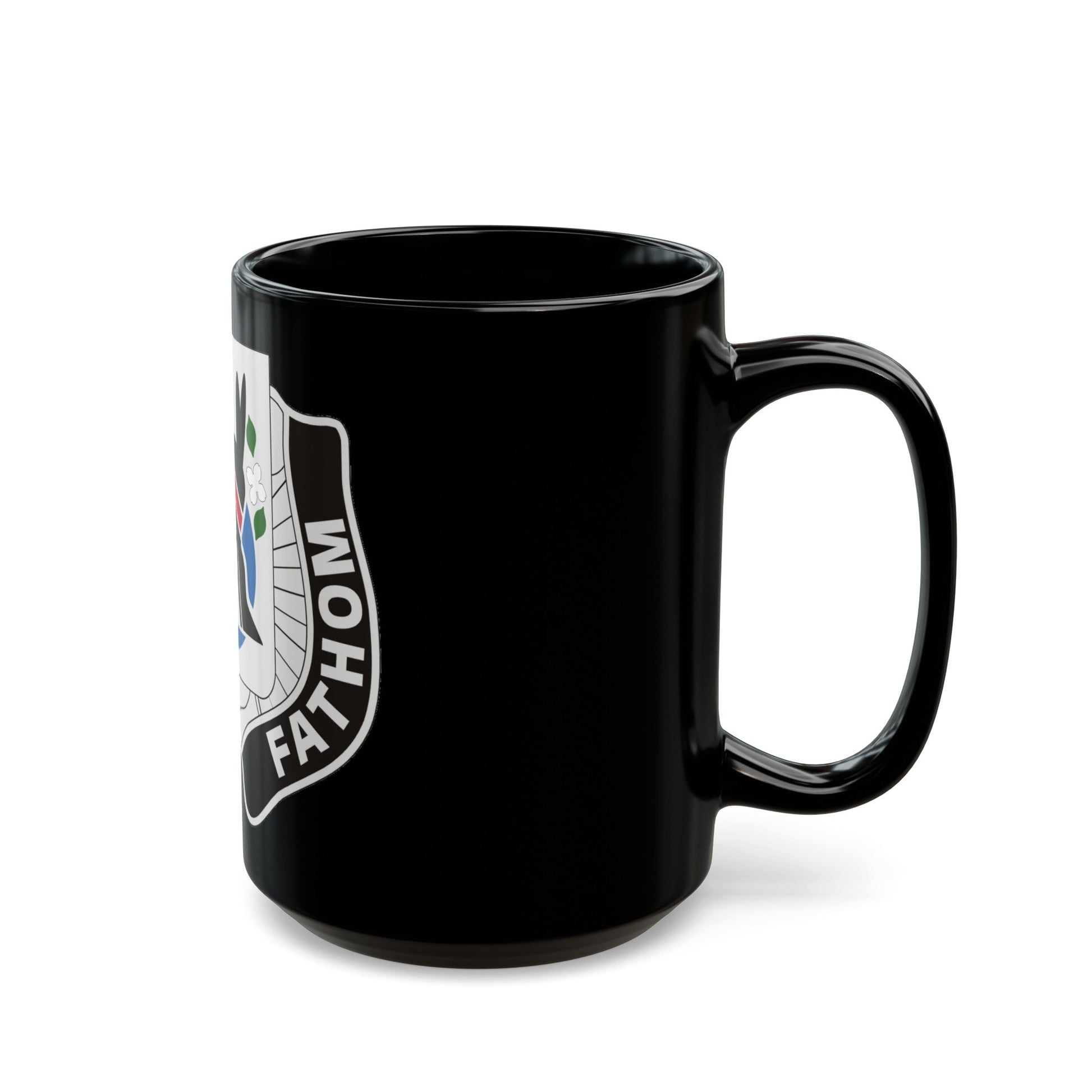 635 Military Intelligence Battalion (U.S. Army) Black Coffee Mug-The Sticker Space