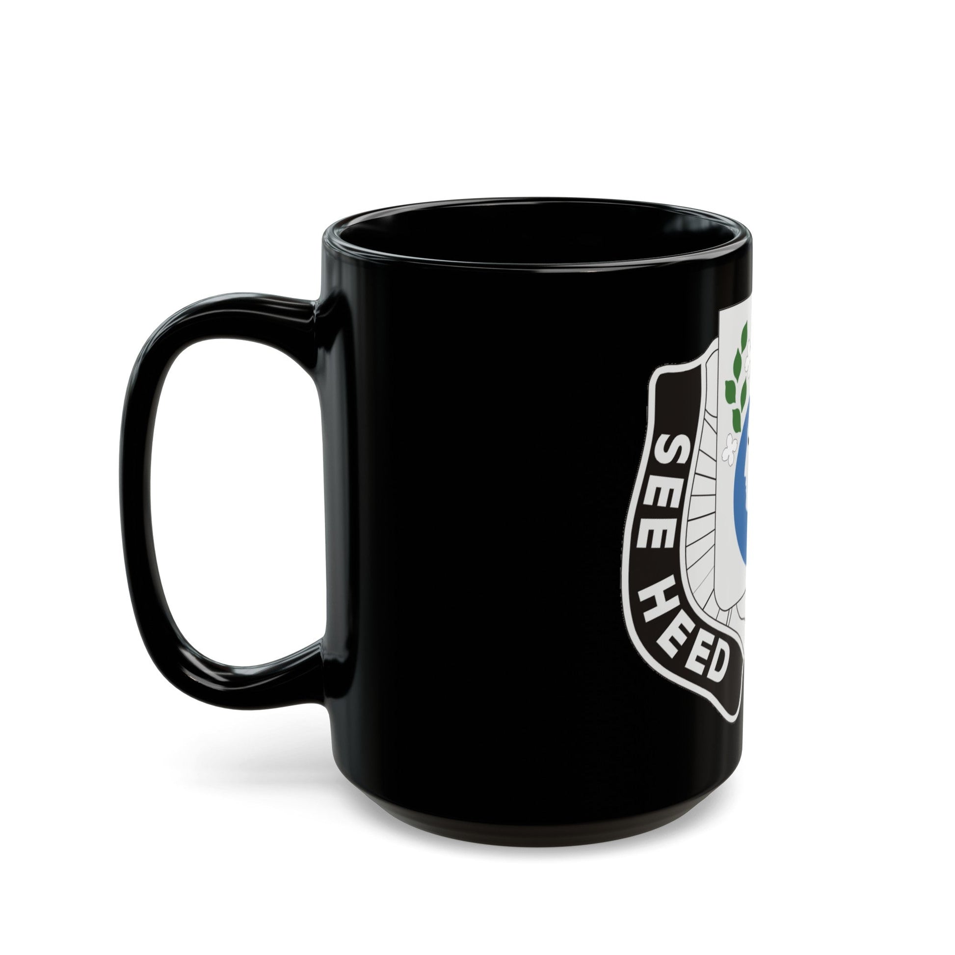 635 Military Intelligence Battalion (U.S. Army) Black Coffee Mug-The Sticker Space