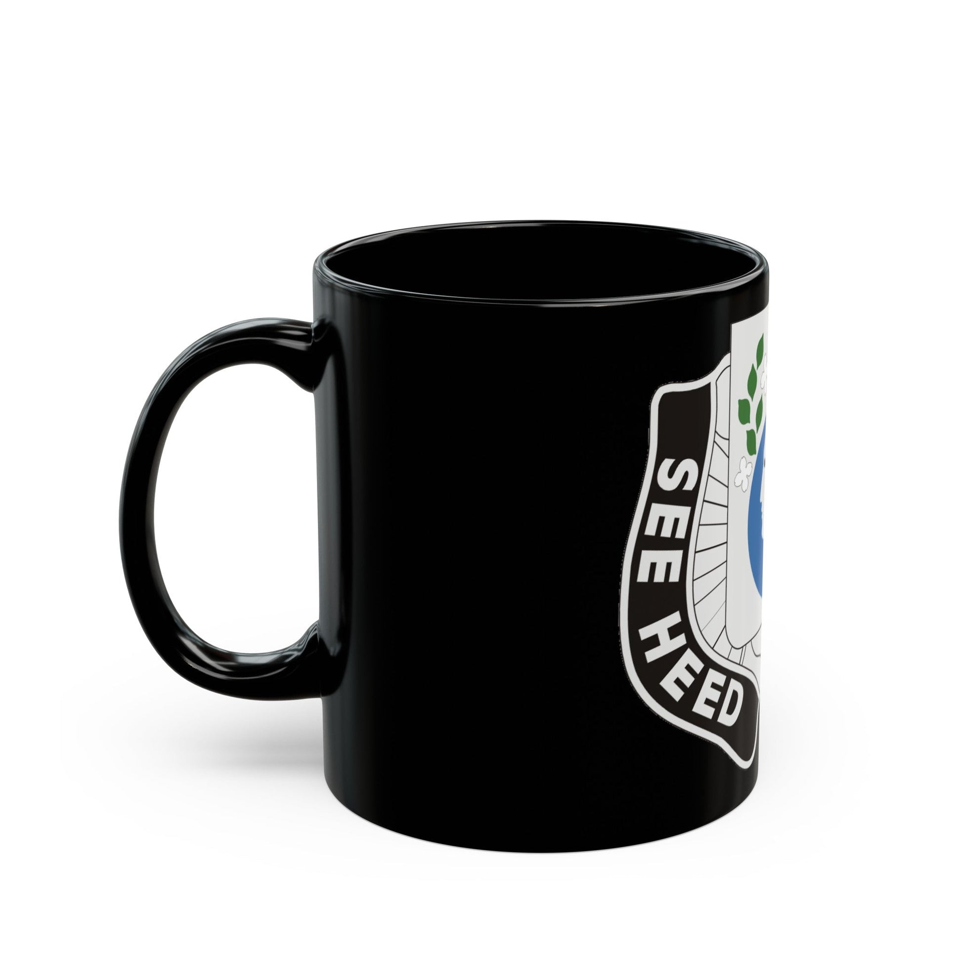 635 Military Intelligence Battalion (U.S. Army) Black Coffee Mug-The Sticker Space