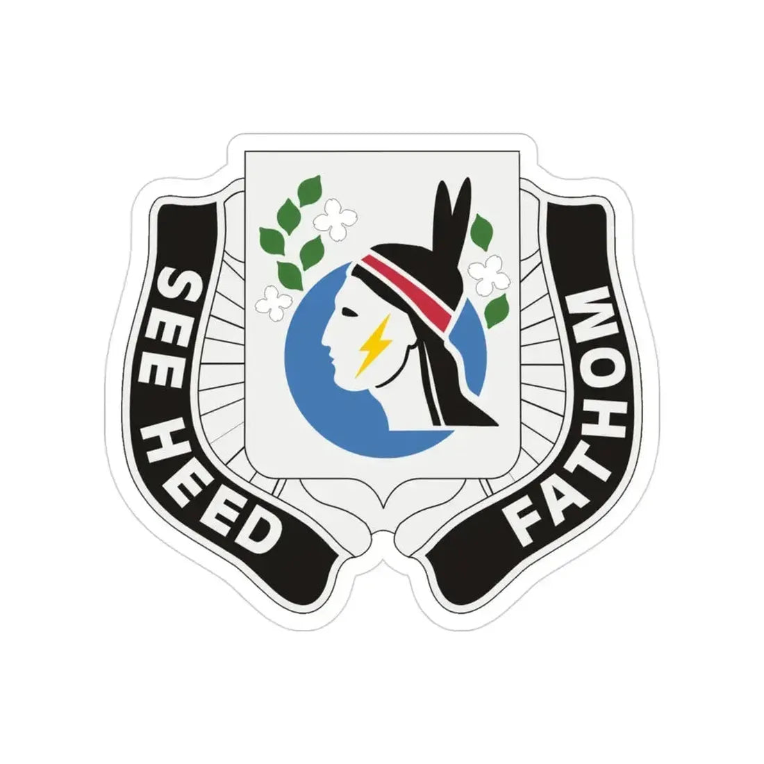 635 Military Intelligence Battalion (U.S. Army) Transparent STICKER Die-Cut Vinyl Decal 3 Inch - The Sticker Space