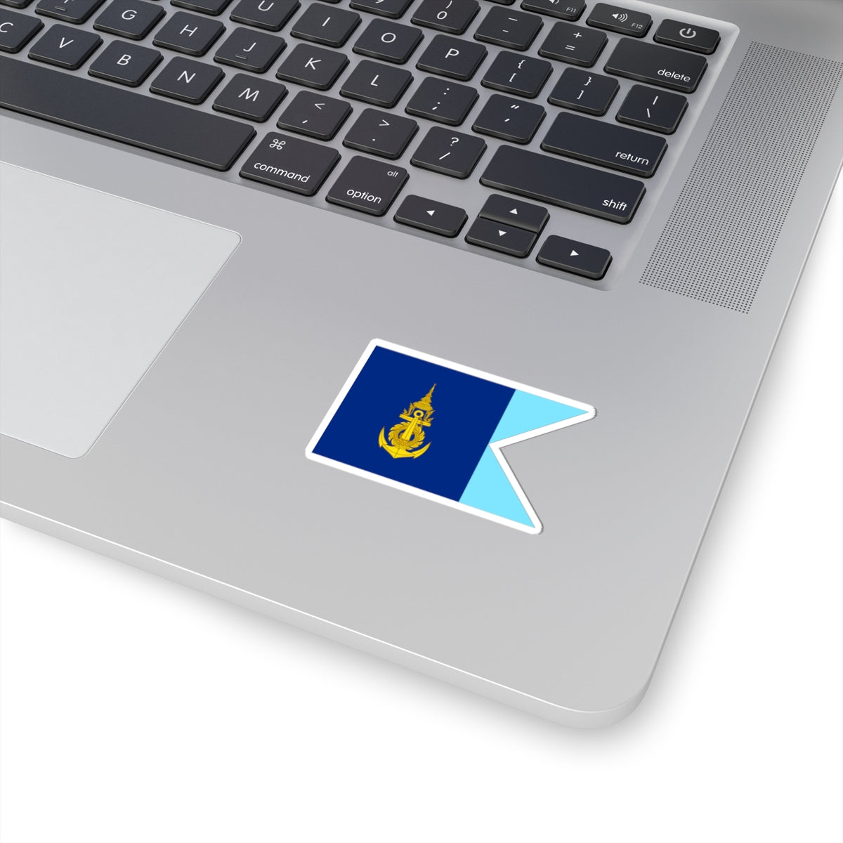 Flag Thai Navy Base Commander (Thailand) STICKER Vinyl Kiss-Cut Decal