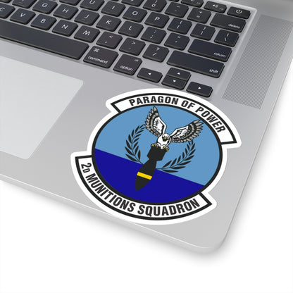 2d Munitions Squadron (U.S. Air Force) STICKER Vinyl Kiss-Cut Decal