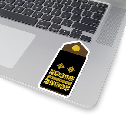 Army HRV OF 07 (Croatia) (Military Rank) STICKER Vinyl Kiss-Cut Decal