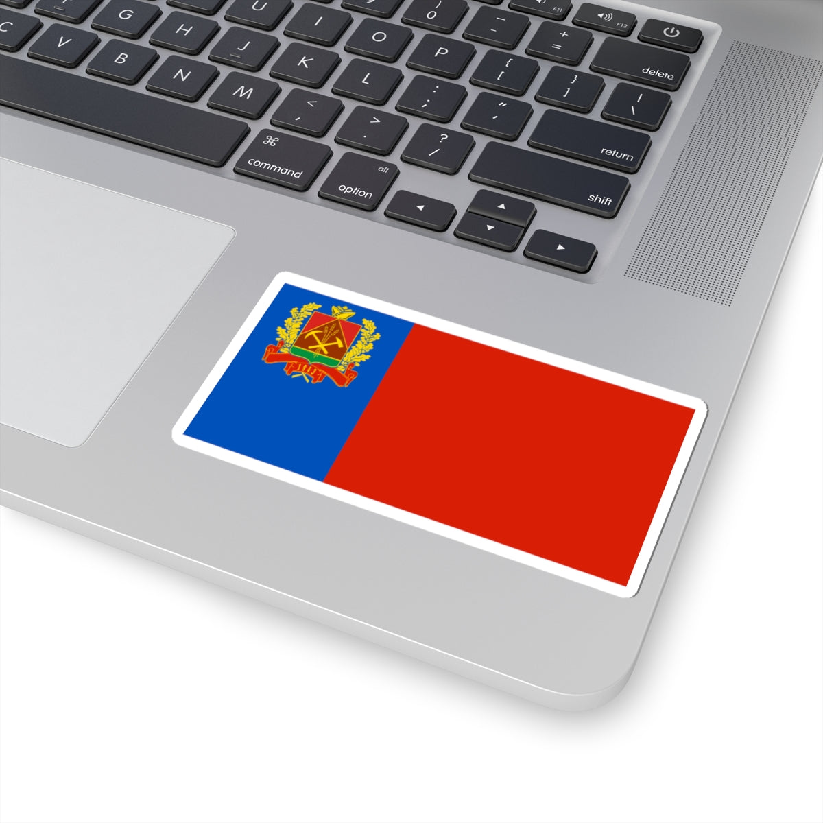 Flag of Kemerovo oblast 2002 (Russia) STICKER Vinyl Kiss-Cut Decal