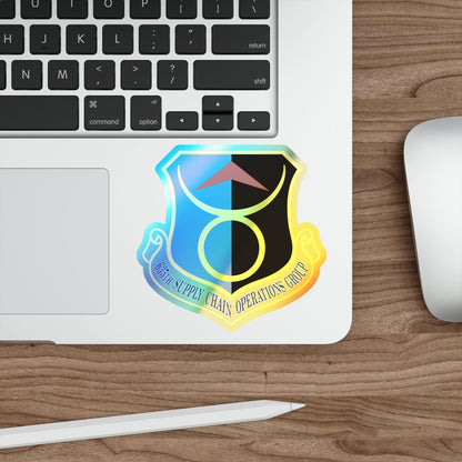 635th Supply Chain Operations Group (U.S. Air Force) Holographic STICKER Die-Cut Vinyl Decal-The Sticker Space