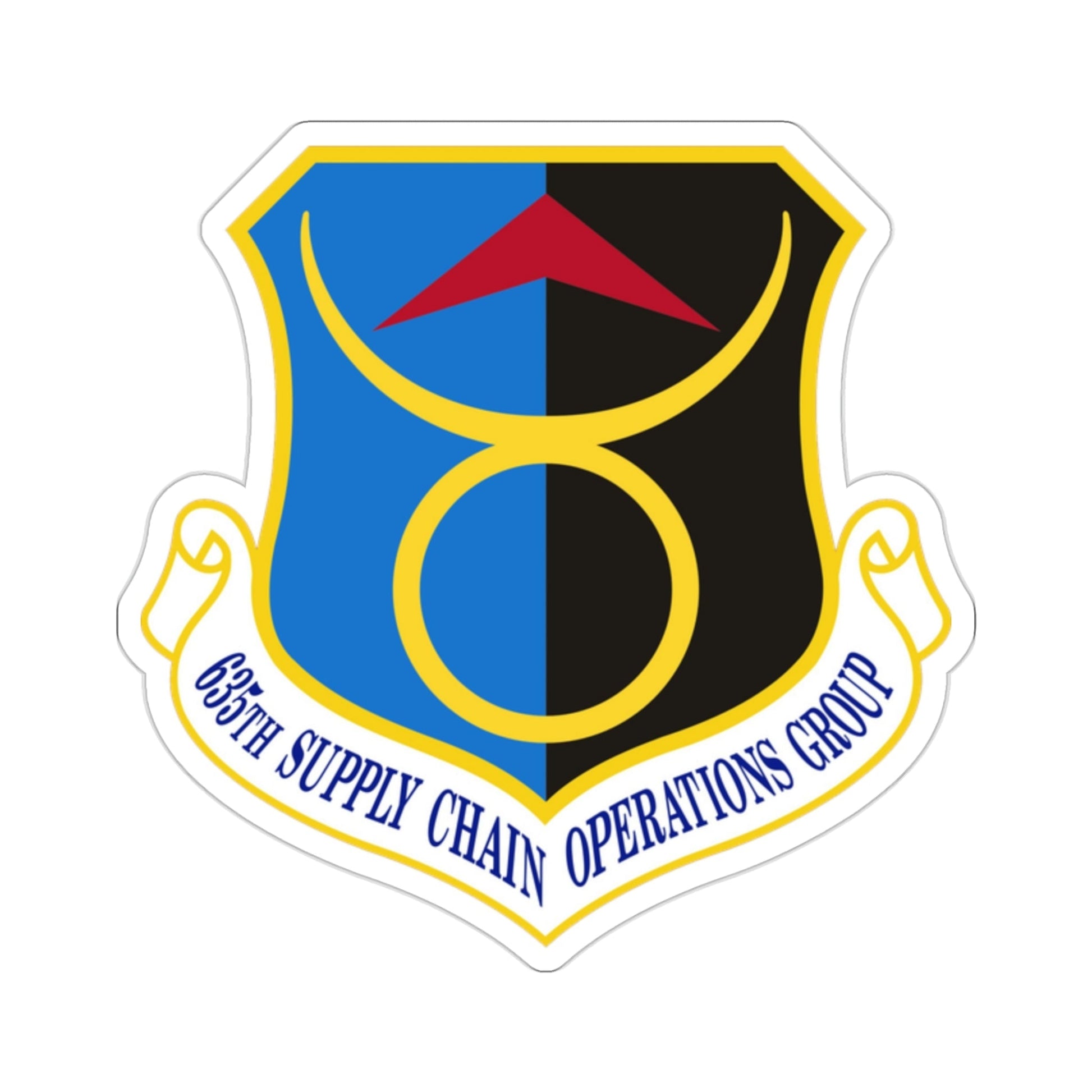 635th Supply Chain Operations Group (U.S. Air Force) STICKER Vinyl Die-Cut Decal-2 Inch-The Sticker Space