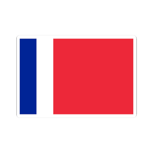 Flag of Communist France (France) STICKER Vinyl Kiss-Cut Decal