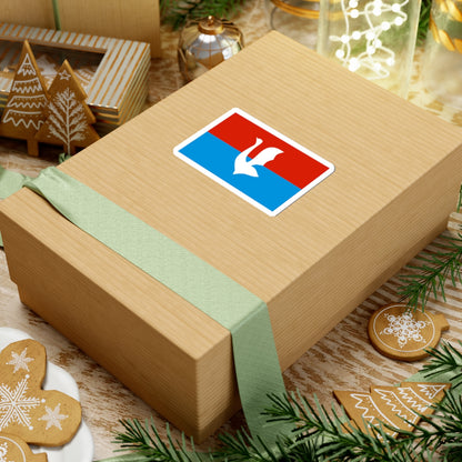 Flag of Gus-Khrustalny Vladimir Oblast (Russia) STICKER Vinyl Kiss-Cut Decal