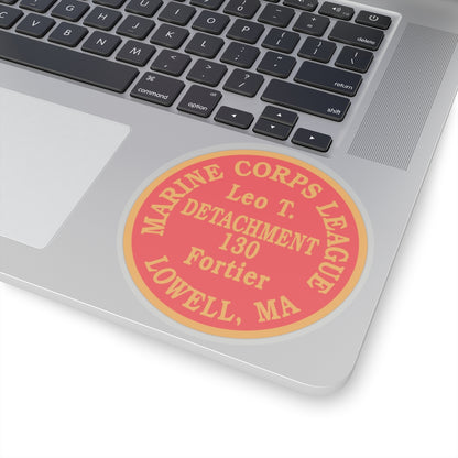 Marine Corps League Lowell MA (USMC) STICKER Vinyl Kiss-Cut Decal