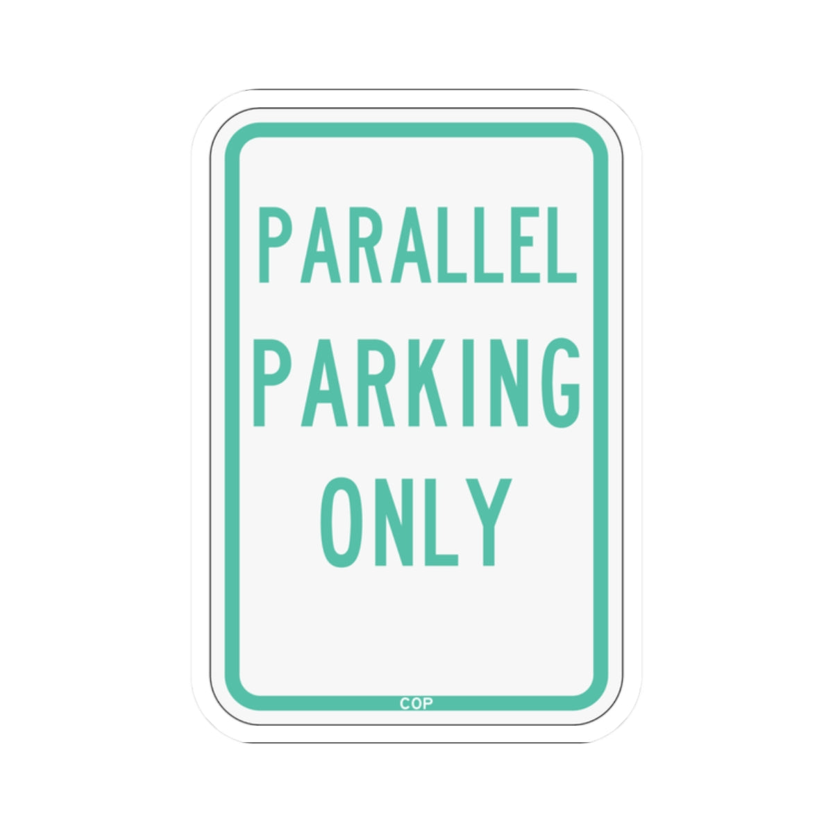 PBOT Road sign P4600 (Oregon) (Road Sign) STICKER Vinyl Kiss-Cut Decal