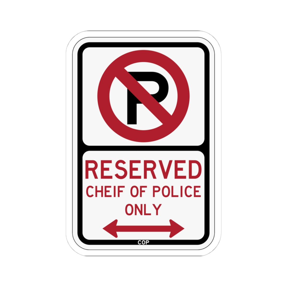 PBOT Road sign P4200D (Oregon) (Road Sign) STICKER Vinyl Kiss-Cut Decal