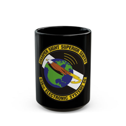 636th Electronic Systems Squadron (U.S. Air Force) Black Coffee Mug-15oz-The Sticker Space