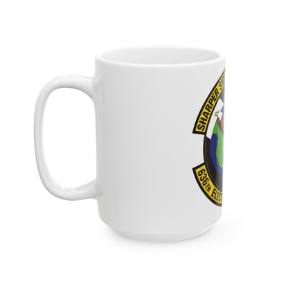 636th Electronic Systems Squadron (U.S. Air Force) White Coffee Mug-The Sticker Space