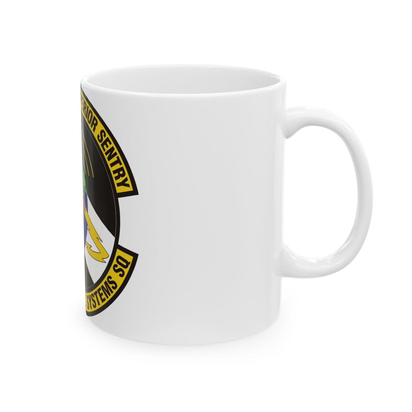 636th Electronic Systems Squadron (U.S. Air Force) White Coffee Mug-The Sticker Space