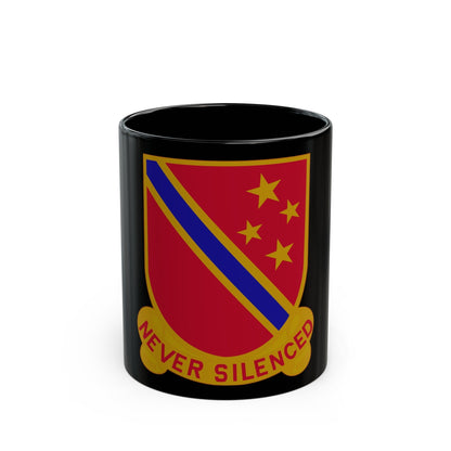 636th Field Artillery Battalion (U.S. Army) Black Coffee Mug-11oz-The Sticker Space