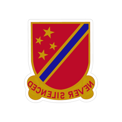 636th Field Artillery Battalion (U.S. Army) REVERSE PRINT Transparent STICKER-3 Inch-The Sticker Space