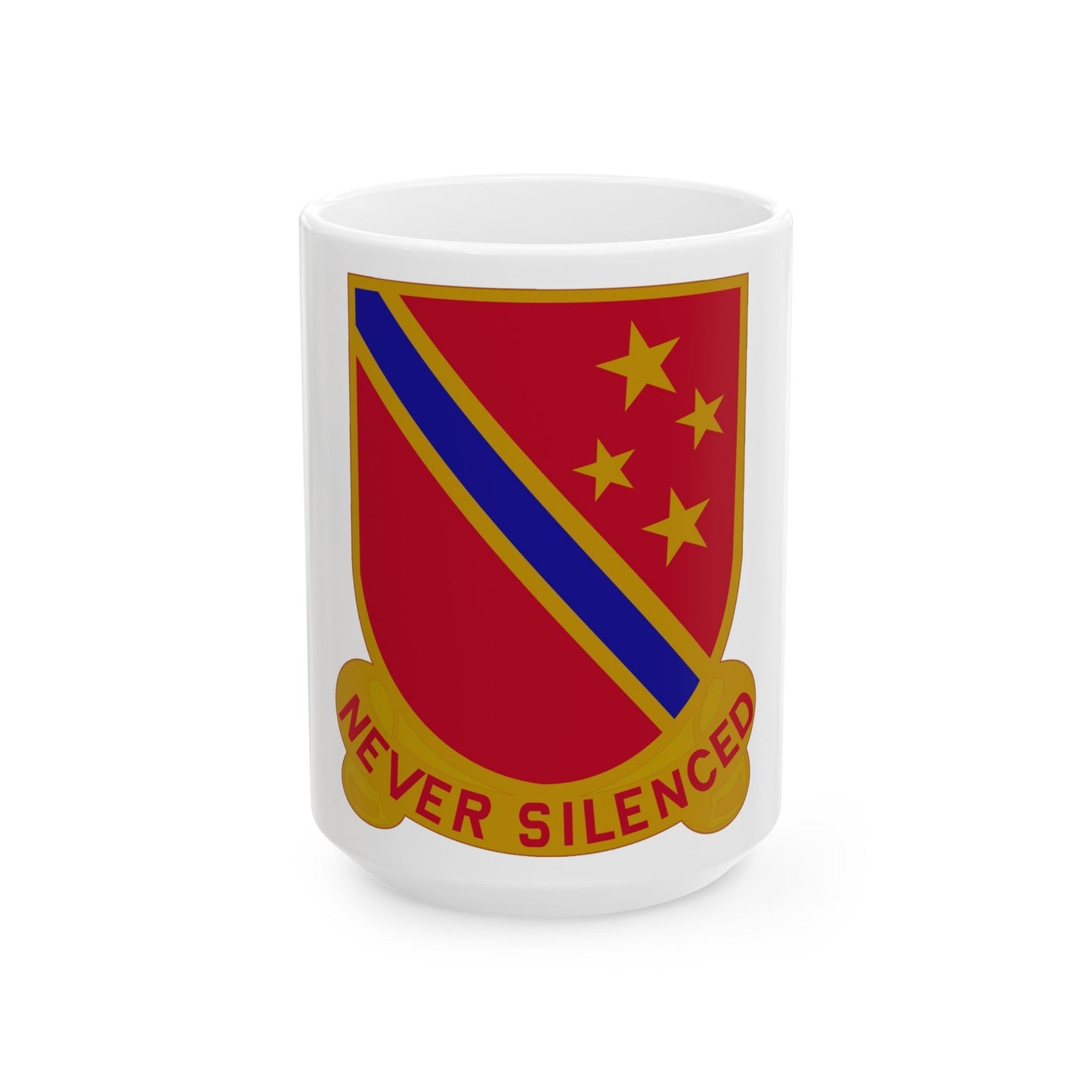 636th Field Artillery Battalion (U.S. Army) White Coffee Mug-15oz-The Sticker Space