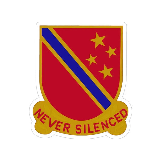 636th Field Artillery Battalion (U.S. Army) Transparent STICKER Die-Cut Vinyl Decal 6 Inch - The Sticker Space