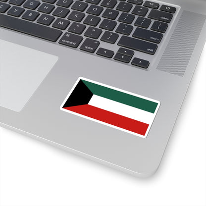 Flag of Kuwait Variant (Kuwait) STICKER Vinyl Kiss-Cut Decal