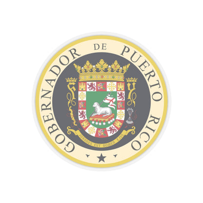 Seal of the Governor of Puerto Rico - STICKER Vinyl Kiss-Cut Decal