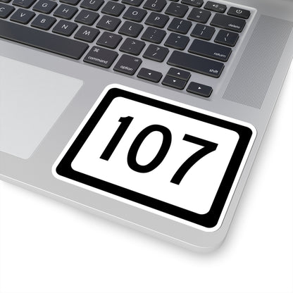WV-107 (Virginia) (Road Sign) STICKER Vinyl Kiss-Cut Decal
