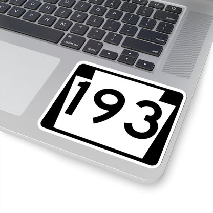 PA-193 (Pennsylvania) (Road Sign) STICKER Vinyl Kiss-Cut Decal