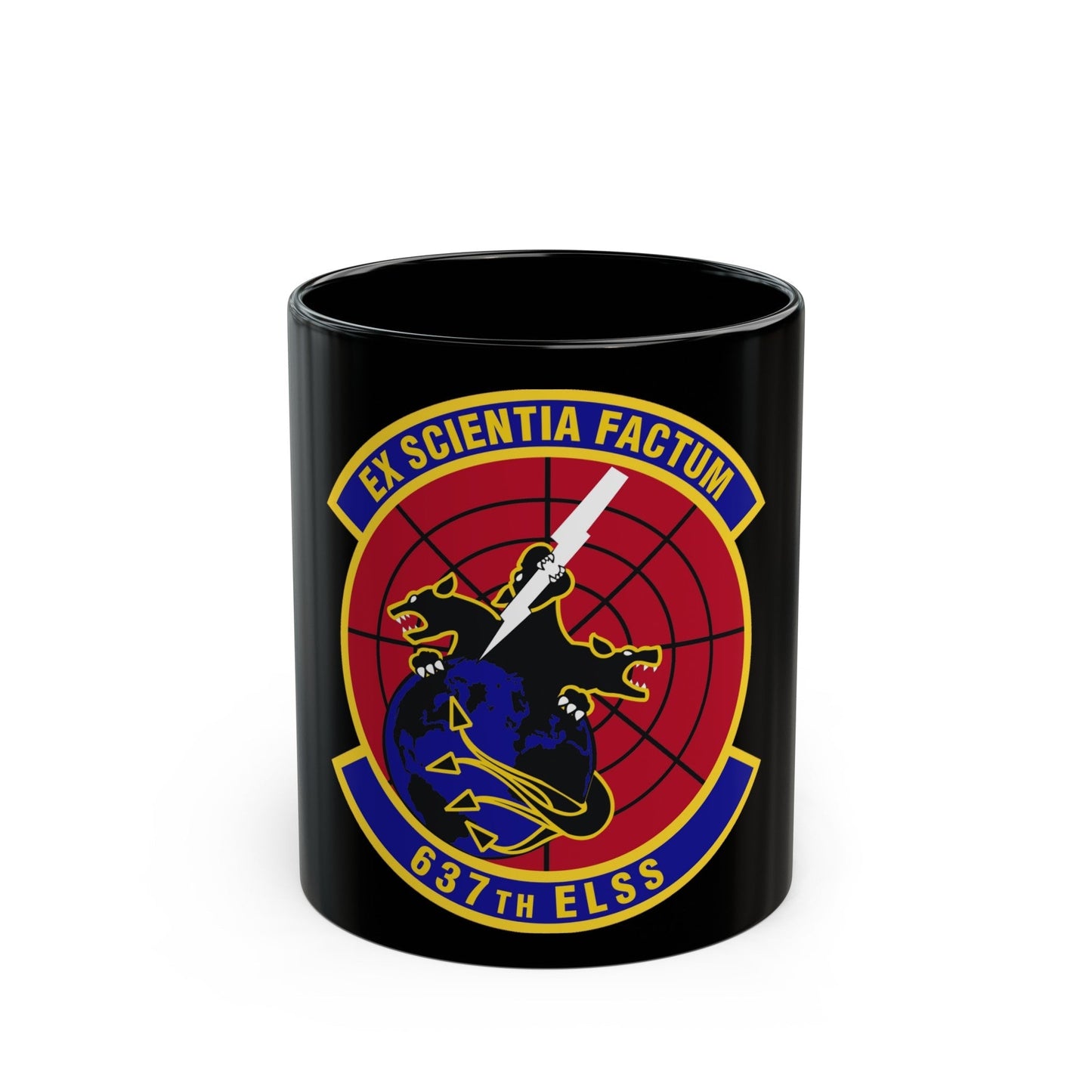 637th Electronic Systems Squadron (U.S. Air Force) Black Coffee Mug-11oz-The Sticker Space