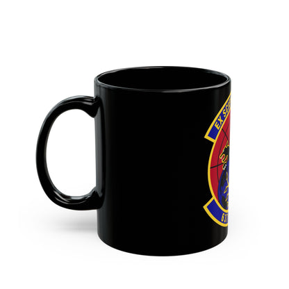 637th Electronic Systems Squadron (U.S. Air Force) Black Coffee Mug-The Sticker Space