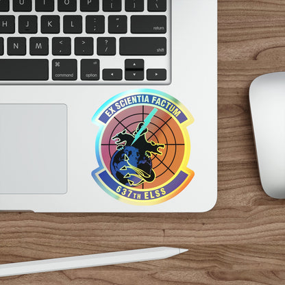 637th Electronic Systems Squadron (U.S. Air Force) Holographic STICKER Die-Cut Vinyl Decal-The Sticker Space