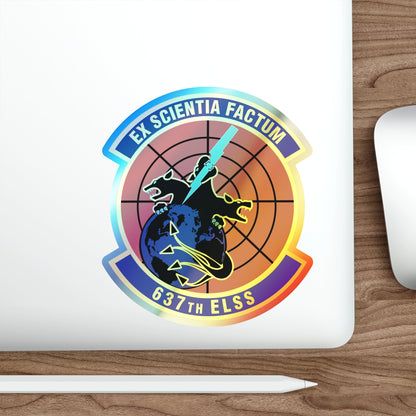 637th Electronic Systems Squadron (U.S. Air Force) Holographic STICKER Die-Cut Vinyl Decal-The Sticker Space