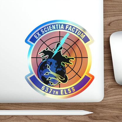 637th Electronic Systems Squadron (U.S. Air Force) Holographic STICKER Die-Cut Vinyl Decal-The Sticker Space