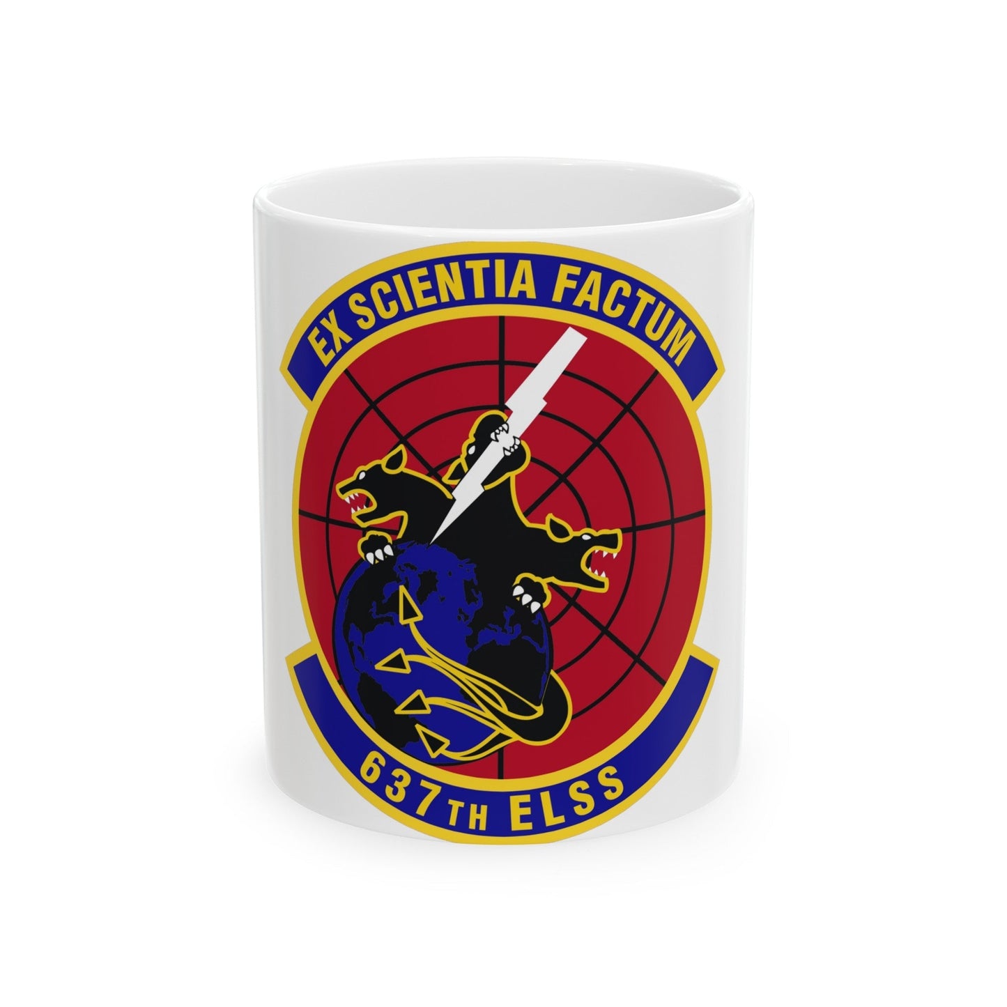 637th Electronic Systems Squadron (U.S. Air Force) White Coffee Mug-11oz-The Sticker Space