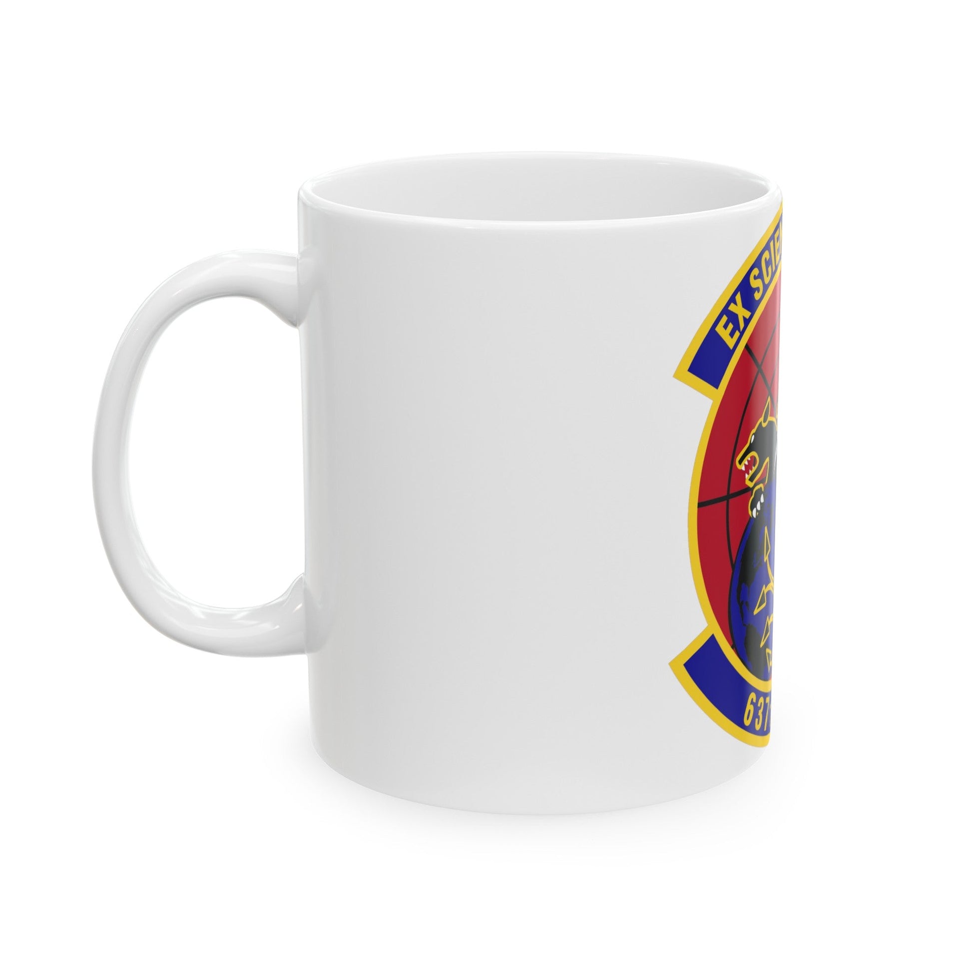 637th Electronic Systems Squadron (U.S. Air Force) White Coffee Mug-The Sticker Space